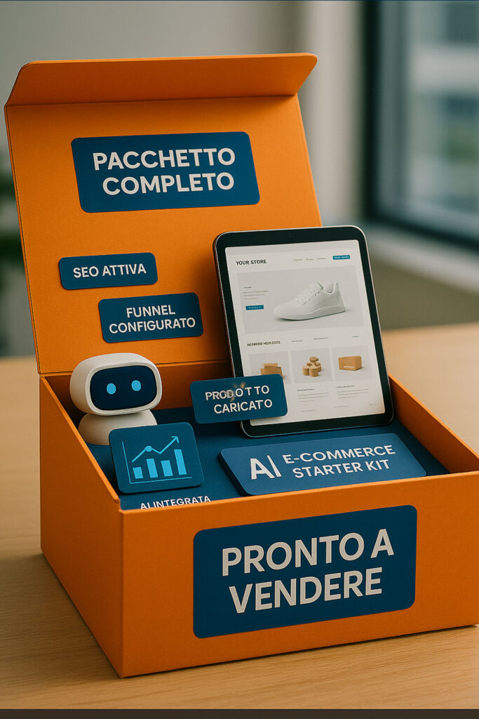 E-commerce AI ottimizzato - La scatola e-commerce già pronta